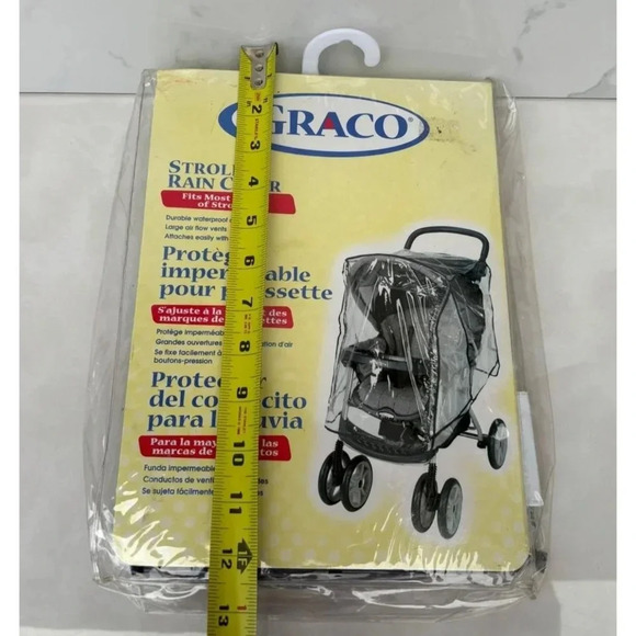 Graco Stroller Snow Wind Rain Cover Durable Waterproof Ventilated Net Portable - Picture 3 of 6